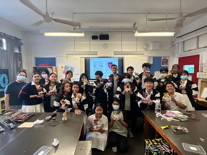 視藝科學生為70周年校慶製作